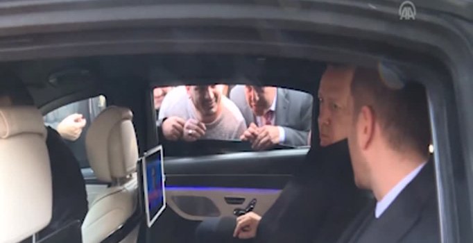 Cumhurbaşkanı Erdoğan, minibüsçüleri dinledi