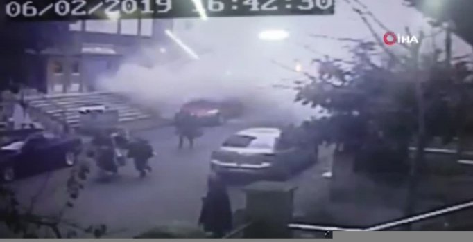Kartalda'ki binanın çökme anı görüntüleri