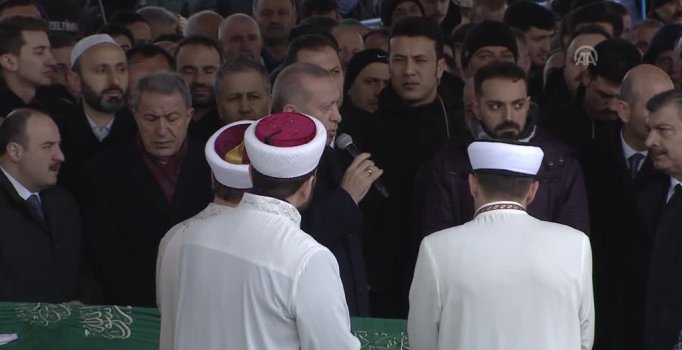 Cumhurbaşkanı Alemdar ailesinin cenaze törenine katıldı