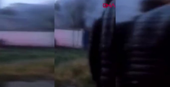 Çekmeköy'de askeri helikopter düştü