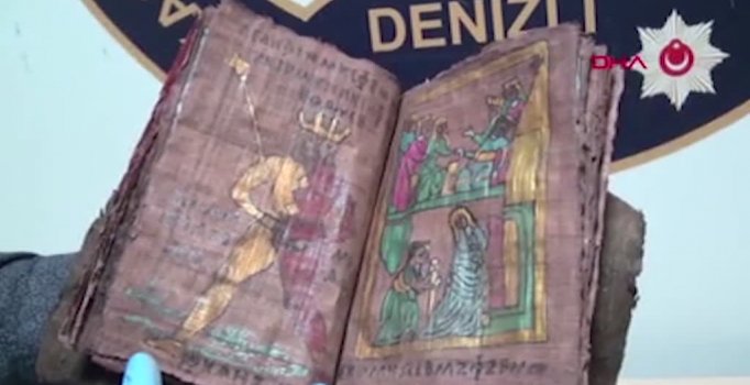 Denizli'de tarihi eser operasyonu