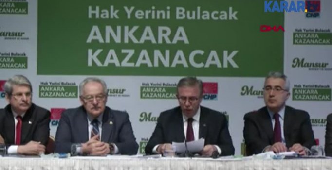 Mansur Yavaş: "Senet davasında mağdur benim'