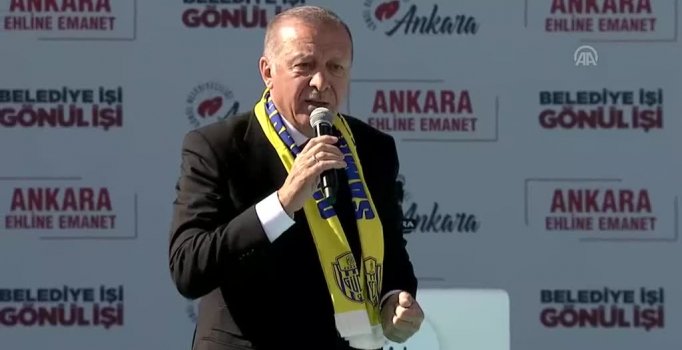 Erdoğan Ankara mitinginde konuştu