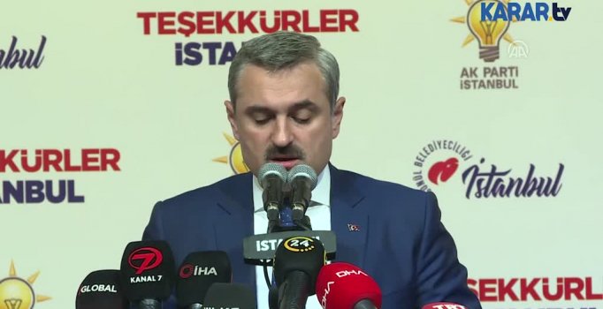 'İstanbul'da kazanan AK Parti'dir, Binali Yıldırım'dır'