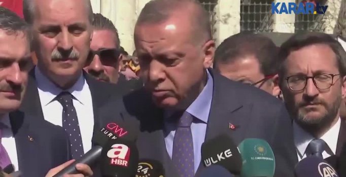 Erdoğan: Ne oldu? Milli Savunma Bakanlığı defteri oradan çekti, aldı