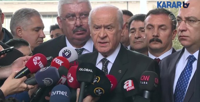 Bahçeli : Yeni bir seçim düşünülebilir