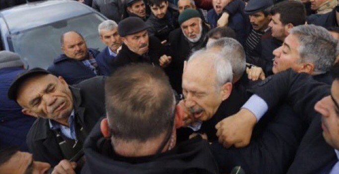 Şehit cenazesinde Kılıçdaroğlu'na saldırı