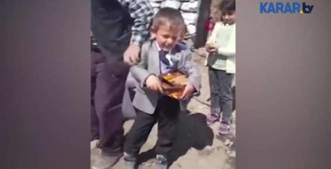 Küçük muhtar adayı Çağatay sözünü tuttu