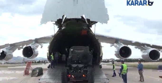 MSB, S-400 teslimatının görüntülerini yayınladı
