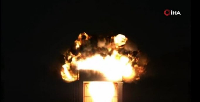 SOM-B2 füzesi hedefi başarıyla vurdu