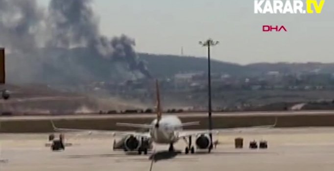 Tuzla'da yangın paniği