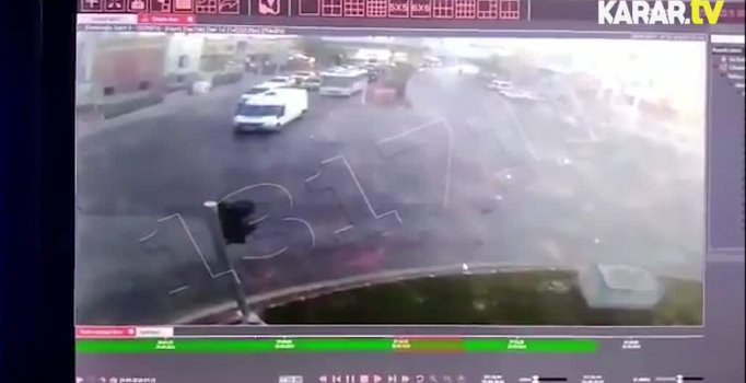 Adana'daki patlama anı kameralarda