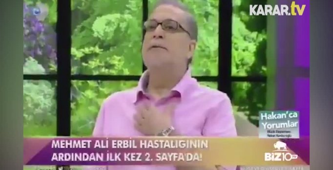 Mehmet Ali Erbil, gözyaşlarına hakim olamadı