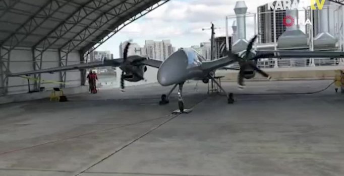 Akıncı'nın yeni test görüntüleri yayınladı