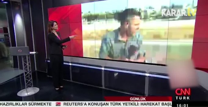 CNN Türk muhabirinin harekat heyecanı!