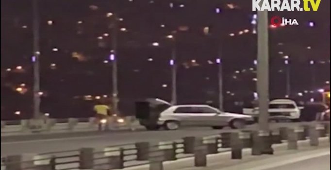 Silahlı şahıs polis ekiplerine teslim oldu