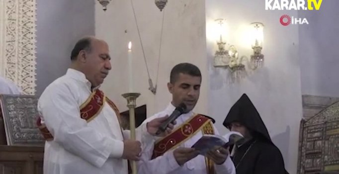 Mardin Deyrülzaferan Manastırı'nda Mehmetçik'e dua