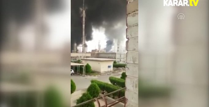 İran'ın en büyük petrol rafinerisinde yangın paniği