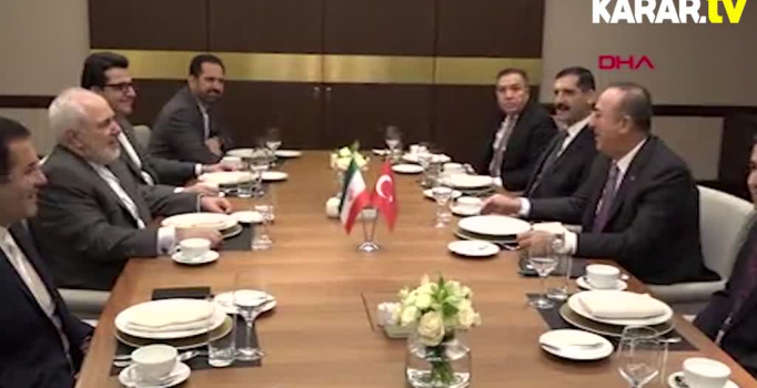 Çavuşoğlu, İranlı mevkidaşıyla görüştü