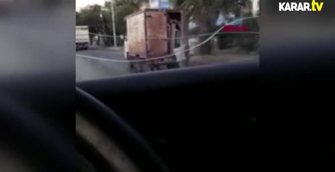 Tehlikeli yolculuğun sonu kötü bitti!