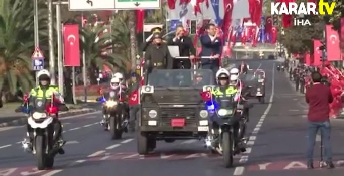 Vatan Caddesi'nde görkemli tören