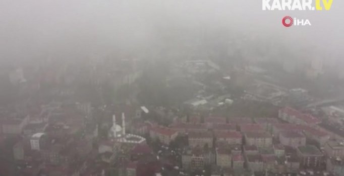 İstanbul'da beklenen yağmur başladı