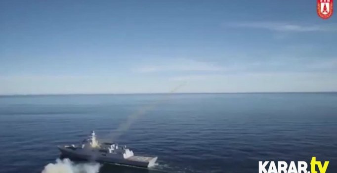 'Atmaca'yı milli gemi ateşledi