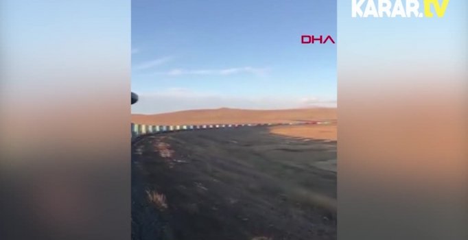 Çin'den Avrupa'ya gidecek ilk yük treni Kars'a ulaştı