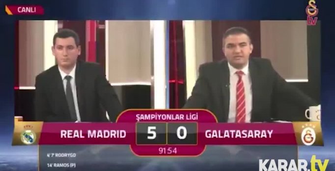 GS TV spikerinin skor gafı gündem oldu