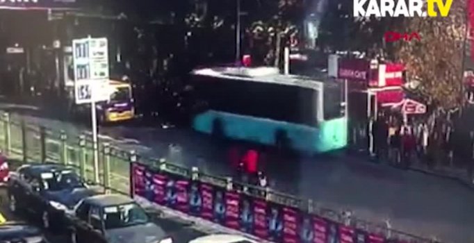 Beşiktaş'daki şoför dehşetinin görüntüleri yayınlandı