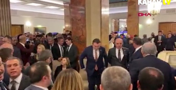 Erdoğan, TBMM'de Bahçeli ile buluştu