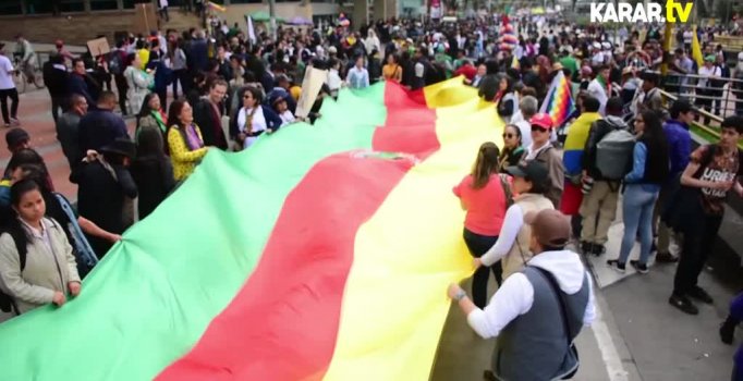 Genel grevde çok sayıda gösterici gözaltında