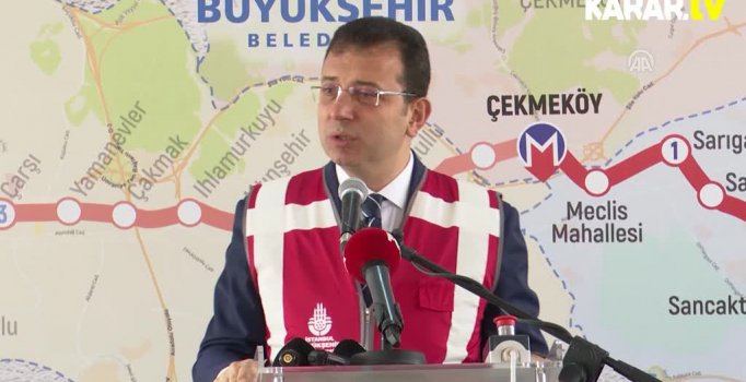İmamoğlu'ndan eski belediye başkanlarına 'metro' teşekkürü