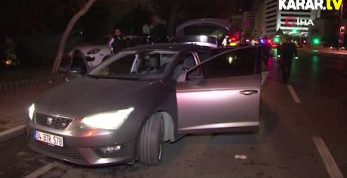 Şişli’de seyir halindeki lüks cip ve otomobil kurşunlandı