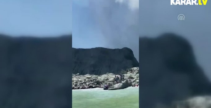 Yeni Zelanda'da yanardağ patlaması