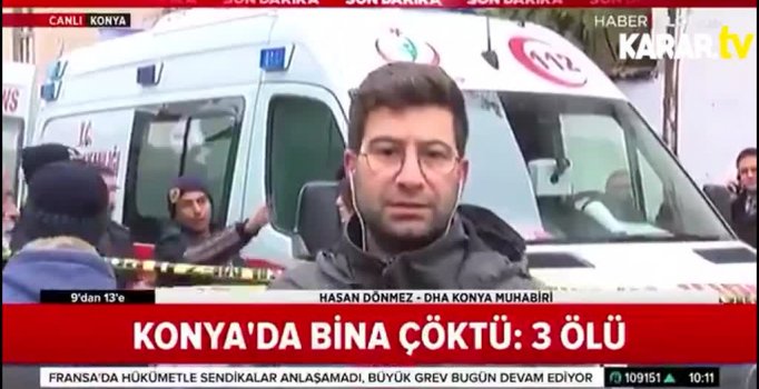 Canlı yayında muhabire saldırı!