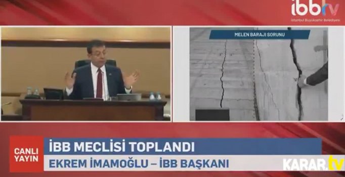 "Melen Barajı'nın duvarında çatlaklar var"