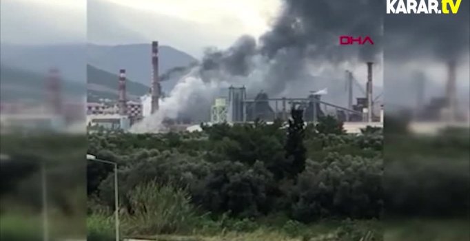 Hatay'da İSDEMİR fabrikasında patlama