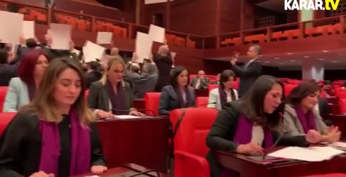 TBMM'de la tesis dansı!