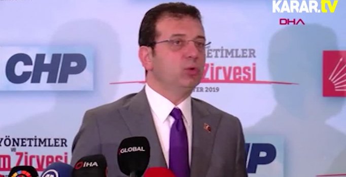İBB Başkanı İmamoğlu'ndan 'Ruam' açıklaması