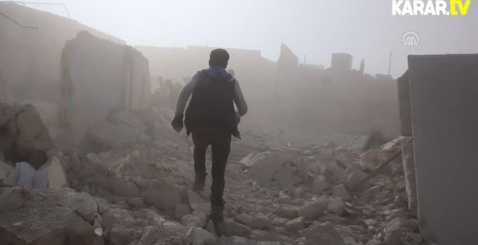 Esad ve Rusya'dan İdlib'e yoğun bombardıman