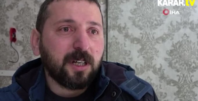 Yıkım sonrası gözyaşlarını tutamadılar