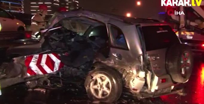 Bariyer cipe ok gibi saplandı