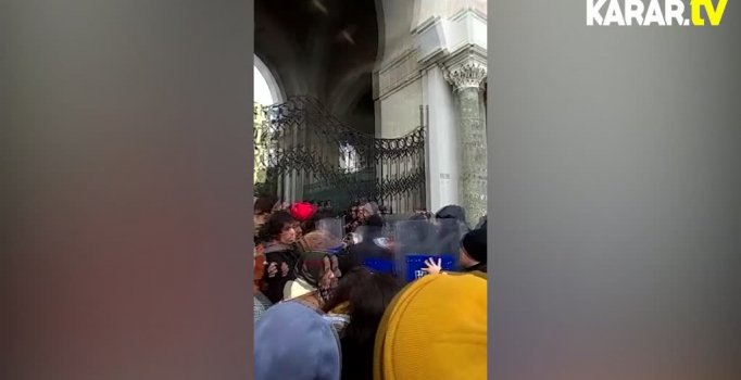 Zam protestosuna sert müdahale