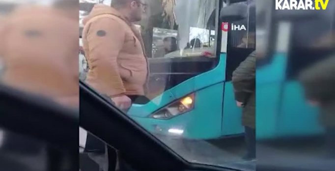 Engelli vatandaşın otobüs tepkisi