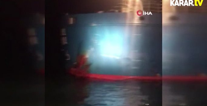 Balıkçı teknesi ile tanker çarpıştı