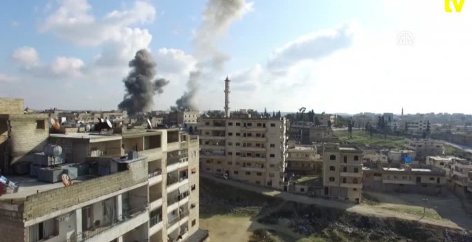 Esed rejiminin İdlib bombardımanı