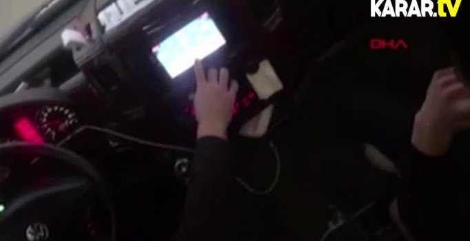 Okey oynayan şoföre ders gibi ceza!