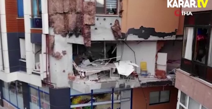 Güngören'de doğal gaz patlaması