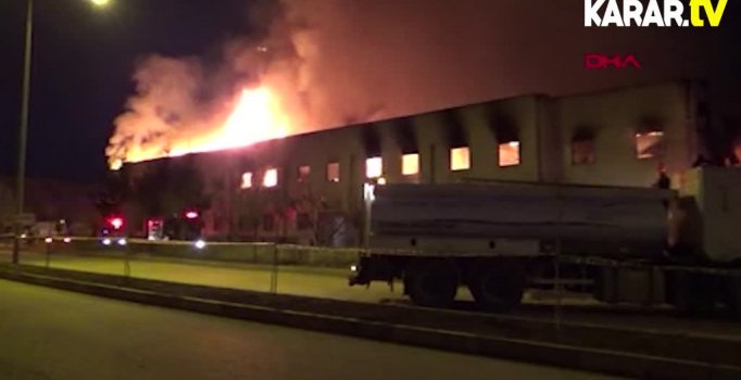 Tokat'ta Yazmacılar Hanı küle döndü
